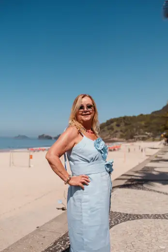 Paciente da Dra. Camila Teixeira em ensaio das Musas no Leblon, Rio de Janeiro