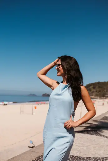 Retrato de paciente após acompanhamento com a Dra. Camila Teixeira no Leblon, Rio de Janeiro